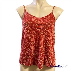 -STARING AT STARS pink cami tank top